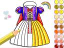 Princess Glitter Coloring icon