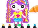 Drawing Games For Girls - Color And Glitter icon