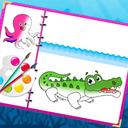 Sea Creatures Coloring Book icon