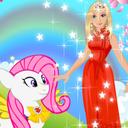 Barbie and Pony Dressup icon