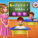 Kindergarten School Teacher Kids Learning Games icon