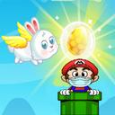 Flying easter bunny2 icon