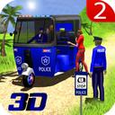 Police Auto Rickshaw Drive icon