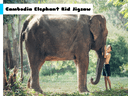 Cambodia Elephant Kid Jigsaw icon