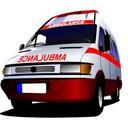 Cartoon Ambulance Slide icon