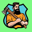 Woodcutter 3D icon