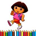 BTS Dora Coloring Book icon