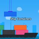 Ship containers icon