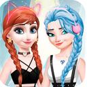 elsa and anna Dress Up Makeup icon