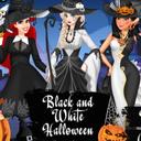 Black and White Halloween icon