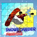 Snowboarder Freestyle Jigsaw icon