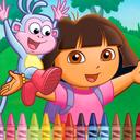Dora the Explorer 4 Coloring icon