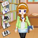 Library Girl Dressup icon