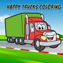 Happy Trucks Coloring icon