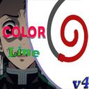 coloring lines v4 icon
