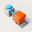 Push Block 3D icon