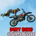 Dirt Bike Stunts Puzzle icon