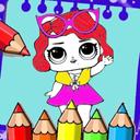 Coloring Dolls Book icon