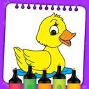 Paint book kids icon