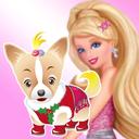 Barbie s Dog Dressup icon