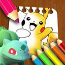 Pokemon Coloring Book for kids icon