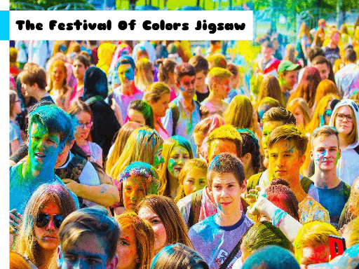 The Festival Of Colors Jigsaw