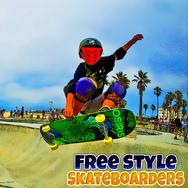 Free Style Skateboarders
