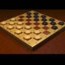 Checkers Dama chess board icon