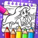 Ariel The Mermaid Coloring Book icon