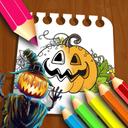Hallowen Coloring Book icon