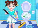 Play Baby Taylor House Cleaning on doodoo.love