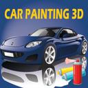 car painting 3D icon