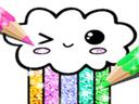 Kawaii Coloring Book Glitter - Drawing Book icon