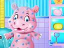 Baby Hippo Bath Time - Pet Care icon
