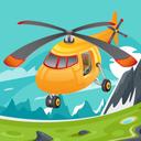 Helicopter parking icon