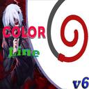 coloring lines v6 icon