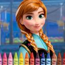 Anna Frozen Coloring icon