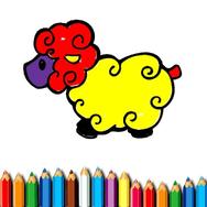 Baby Sheep Coloring Book