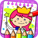 Glitter Fashion Beauty and makeup Coloring Book Fo icon