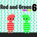Red and Green 6 Color Rain icon