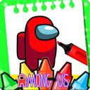 Coloring Book For Amoung Us 2 icon