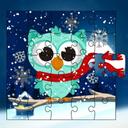 Winter Snowy Owls Jigsaw icon