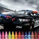 Police Cars Coloring icon