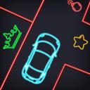 Neon Car Puzzle icon