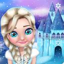 Frozen elsa Princess Doll House Games online icon