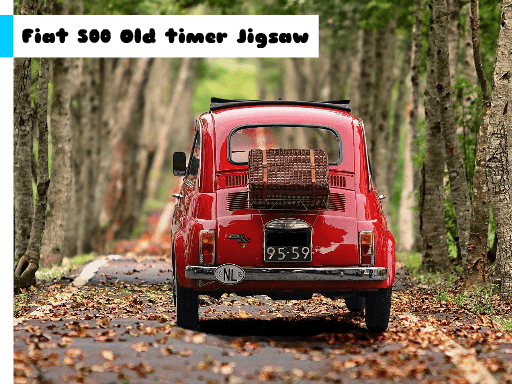 Fiat 500 Old Timer Jigsaw