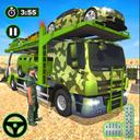 US Army Cargo Transport Truck Driving icon