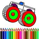 BTS Monster Truck Coloring icon