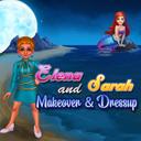 Elena and Sarah Makeover and Dressup icon