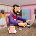 Virtual Work online From Home Simulator icon